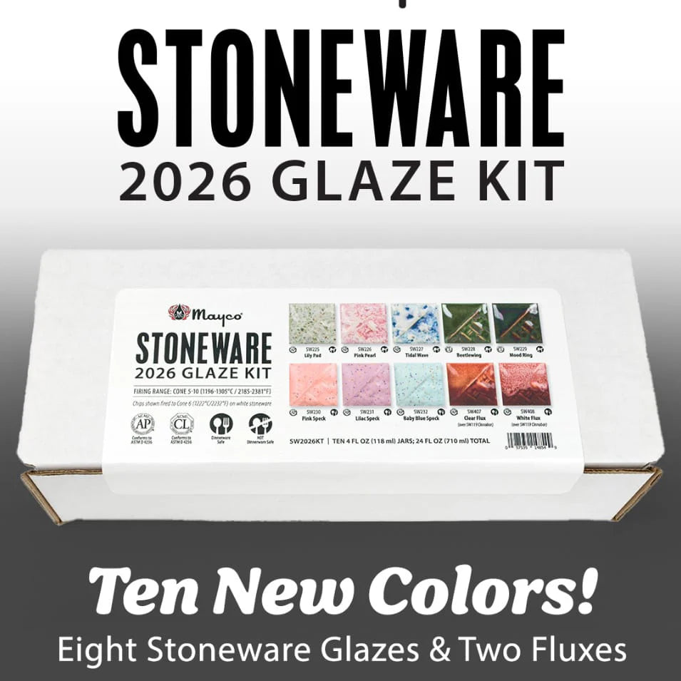 Mayco Stoneware 2026 Glaze Sample Kit