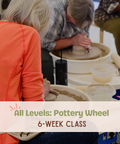 Wednesdays: Nov 4 - Dec 9 • 2–5PM | All Levels Pottery Wheel