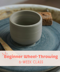 Monday: 6 Week Pottery Wheel • Beginner • 1– 4PM | Sep 14-Oct 26 | Registration Open 7/20