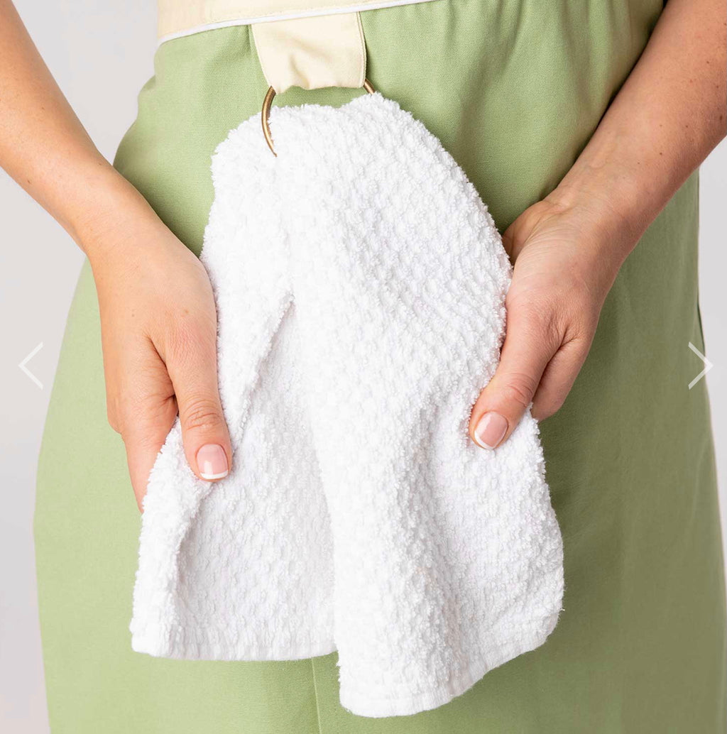 Split Leg Pottery Apron - Mint Green