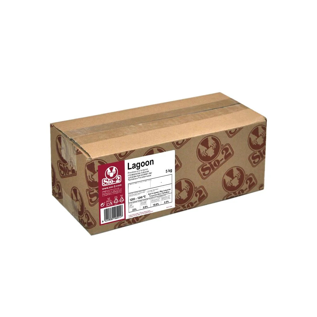 Sio-2 Lagoon Turquoise Porcelain 5kg