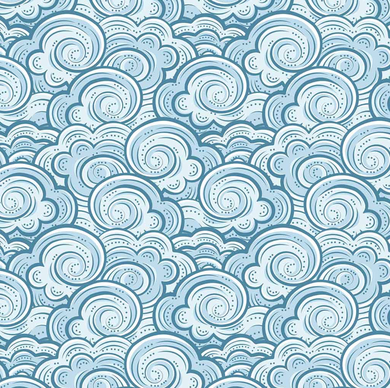 Underglaze Transfer - Clouds