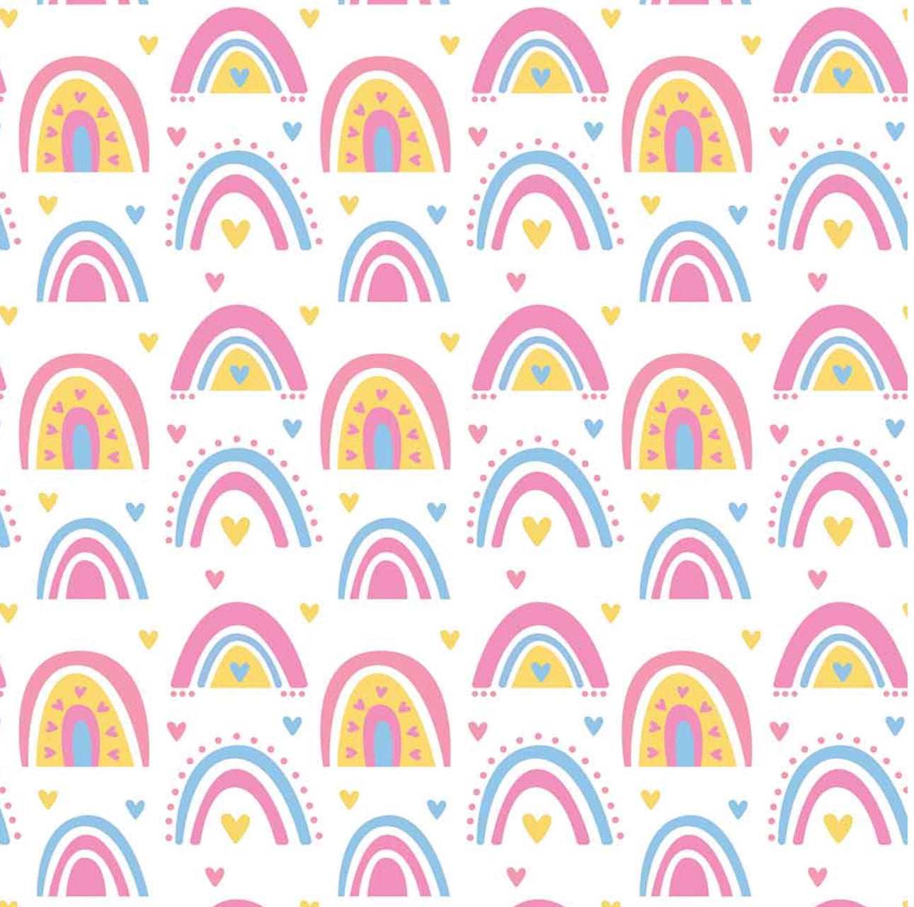 Underglaze Transfer - Rainbows